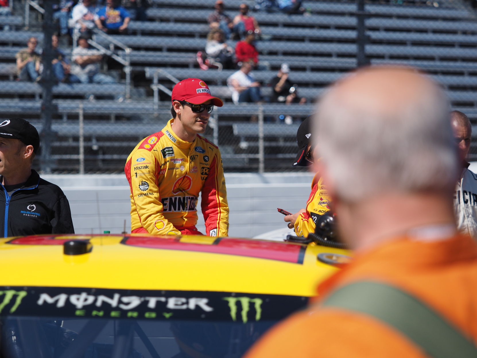 STP 500 pole-sitter Joey Logano